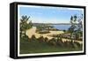 Lake Nokomis Park, Minneapolis, Minnesota-null-Framed Stretched Canvas