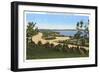 Lake Nokomis Park, Minneapolis, Minnesota-null-Framed Art Print