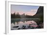 Lake O'hara and Cathedral Mountain at Sunrise, Yoho National Park, Canada-Lijuan Guo-Framed Photographic Print