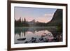 Lake O'hara and Cathedral Mountain at Sunrise, Yoho National Park, Canada-Lijuan Guo-Framed Photographic Print