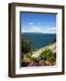 Lake of Bolsena, View from Capodimonte, Viterbo, Lazio, Italy, Europe-Tondini Nico-Framed Photographic Print