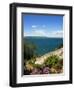 Lake of Bolsena, View from Capodimonte, Viterbo, Lazio, Italy, Europe-Tondini Nico-Framed Photographic Print