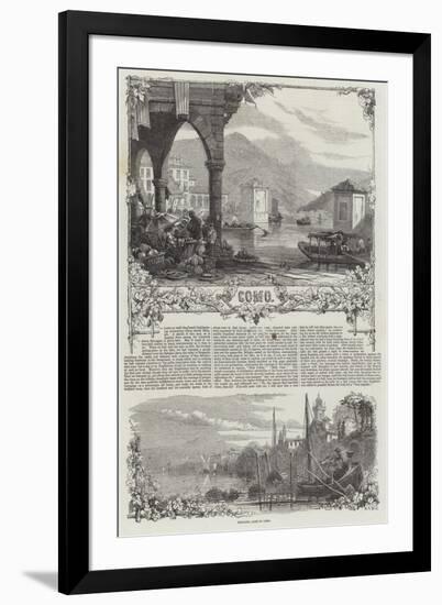 Lake of Como-null-Framed Giclee Print