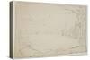 Lake of Dead Trees, Catskill, 1825 (Graphite Pencil on Off-White Paper)-Thomas Cole-Stretched Canvas