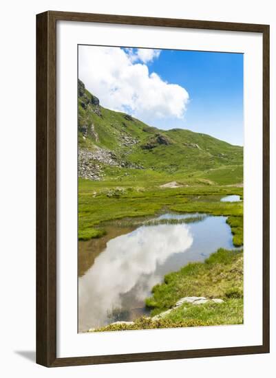 Lake of Frogs, Vetan, Mont Fallere, Aosta Valley, Italian Alps, Italy-Nico Tondini-Framed Photographic Print