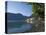 Lake of Lugano, Lugano, Canton Tessin, Switzerland, Europe-Angelo Cavalli-Stretched Canvas