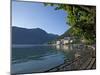 Lake of Lugano, Lugano, Canton Tessin, Switzerland, Europe-Angelo Cavalli-Mounted Photographic Print