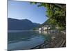 Lake of Lugano, Lugano, Canton Tessin, Switzerland, Europe-Angelo Cavalli-Mounted Photographic Print