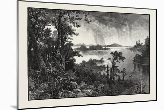 Lake of the Woods, Canada, Nineteenth Century-null-Mounted Giclee Print