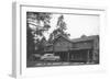 Lake of the Woods Lodge in Lakeside, Arizona Photograph - Lakeside, AZ-Lantern Press-Framed Art Print