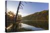 Lake Ogle in Autumn in Brown County State Park, Indiana, USA-Chuck Haney-Stretched Canvas