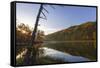 Lake Ogle in Autumn in Brown County State Park, Indiana, USA-Chuck Haney-Framed Stretched Canvas