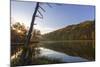 Lake Ogle in Autumn in Brown County State Park, Indiana, USA-Chuck Haney-Mounted Photographic Print