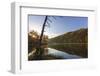 Lake Ogle in Autumn in Brown County State Park, Indiana, USA-Chuck Haney-Framed Photographic Print