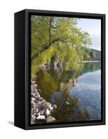 Lake Ohrid, UNESCO World Heritage Site, Macedonia, Europe-Michael Runkel-Framed Stretched Canvas