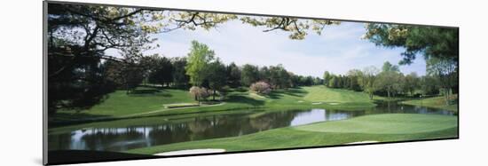 Lake on a Golf Course, Congressional Country Club, Bethesda, Maryland, USA-null-Mounted Photographic Print