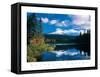 Lake on Mt Hood-unknown unknown-Framed Stretched Canvas