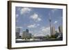 Lake Ontario City Skyline, Cn Tower, Rogers Centr, Toronto, Ontario, Canada-Cindy Miller Hopkins-Framed Photographic Print