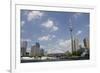 Lake Ontario City Skyline, Cn Tower, Rogers Centr, Toronto, Ontario, Canada-Cindy Miller Hopkins-Framed Photographic Print