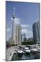 Lake Ontario City Skyline View from Marina, Toronto, Ontario, Canada-Cindy Miller Hopkins-Mounted Photographic Print