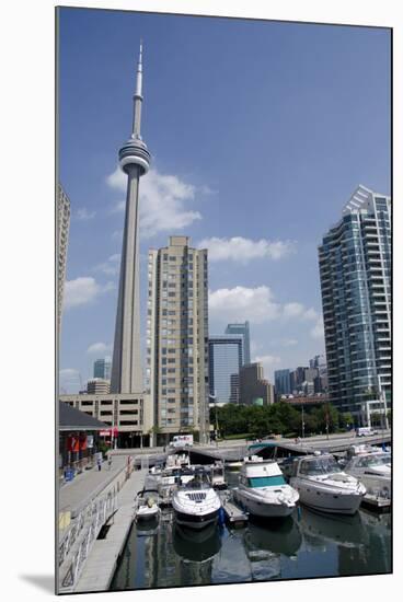 Lake Ontario City Skyline View from Marina, Toronto, Ontario, Canada-Cindy Miller Hopkins-Mounted Photographic Print