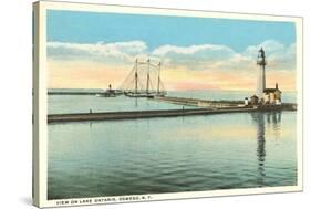 Lake Ontario, Oswego, New York-null-Stretched Canvas