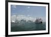 Lake Ontario Skyline, Sightseeing Paddlewheel Boat, Toronto, Ontario, Canada-Cindy Miller Hopkins-Framed Photographic Print