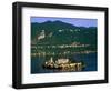 Lake Orta and San Giulio Island, Orta San Giulio, Italian Lakes, Piedmont, Italy-Steve Vidler-Framed Photographic Print