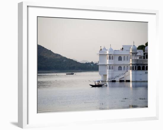 Lake Palace at Sunrise, Udaipur, Rajasthan, India, Asia-Annie Owen-Framed Photographic Print