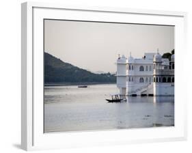 Lake Palace at Sunrise, Udaipur, Rajasthan, India, Asia-Annie Owen-Framed Photographic Print