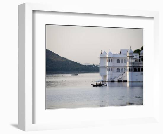 Lake Palace at Sunrise, Udaipur, Rajasthan, India, Asia-Annie Owen-Framed Photographic Print