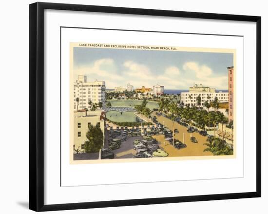 Lake Pancoast, Miami Beach, Florida-null-Framed Art Print