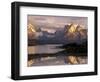 Lake Pehoe and Paine Grande at Sunrise, Torres del Paine National Park, Patagonia, Chile-Theo Allofs-Framed Photographic Print