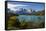 Lake Pehoe in the Torres Del Paine National Park, Patagonia, Chile, South America-Michael Runkel-Framed Stretched Canvas