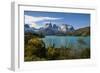 Lake Pehoe in the Torres Del Paine National Park, Patagonia, Chile, South America-Michael Runkel-Framed Photographic Print