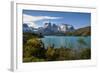 Lake Pehoe in the Torres Del Paine National Park, Patagonia, Chile, South America-Michael Runkel-Framed Photographic Print