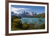 Lake Pehoe in the Torres Del Paine National Park, Patagonia, Chile, South America-Michael Runkel-Framed Photographic Print