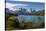 Lake Pehoe in the Torres Del Paine National Park, Patagonia, Chile, South America-Michael Runkel-Stretched Canvas