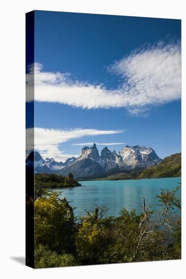 Lake Pehoe in the Torres Del Paine National Park, Patagonia, Chile, South America-Michael Runkel-Stretched Canvas