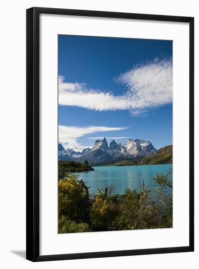 Lake Pehoe in the Torres Del Paine National Park, Patagonia, Chile, South America-Michael Runkel-Framed Photographic Print