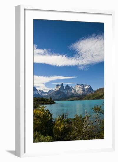 Lake Pehoe in the Torres Del Paine National Park, Patagonia, Chile, South America-Michael Runkel-Framed Photographic Print