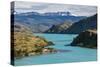 Lake Pehoe in the Torres Del Paine National Park, Patagonia, Chile, South America-Michael Runkel-Stretched Canvas