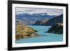 Lake Pehoe in the Torres Del Paine National Park, Patagonia, Chile, South America-Michael Runkel-Framed Photographic Print