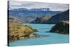 Lake Pehoe in the Torres Del Paine National Park, Patagonia, Chile, South America-Michael Runkel-Stretched Canvas