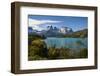 Lake Pehoe in the Torres Del Paine National Park, Patagonia, Chile, South America-Michael Runkel-Framed Premium Photographic Print