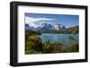 Lake Pehoe in the Torres Del Paine National Park, Patagonia, Chile, South America-Michael Runkel-Framed Premium Photographic Print