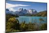 Lake Pehoe in the Torres Del Paine National Park, Patagonia, Chile, South America-Michael Runkel-Mounted Premium Photographic Print