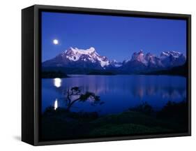 Lake Pehoe, Torres Del Paine National Park, Chile-null-Framed Stretched Canvas