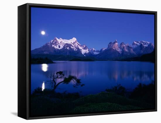 Lake Pehoe, Torres Del Paine National Park, Chile-null-Framed Stretched Canvas