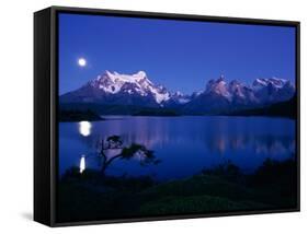 Lake Pehoe, Torres Del Paine National Park, Chile-null-Framed Stretched Canvas